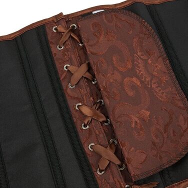 Корсет для схуднення KUOSE для жінок, підтримує груди, модель Body Bauchweg, великі розміри 32-34, коричневий