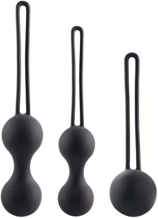 3 шт. Вагінальні кульки-перлини з силікону для жінок - тренажер для зміцнення м'язів, сексуальна іграшка