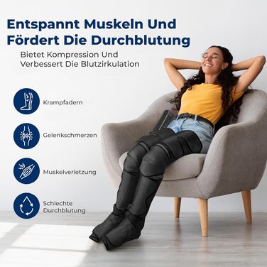 Електрична маска для очей SereneLife з підігрівом, Bluetooth-музикою, вібрацією та охолодженням (5 режимів) для зняття втоми та покращення сну, чорна