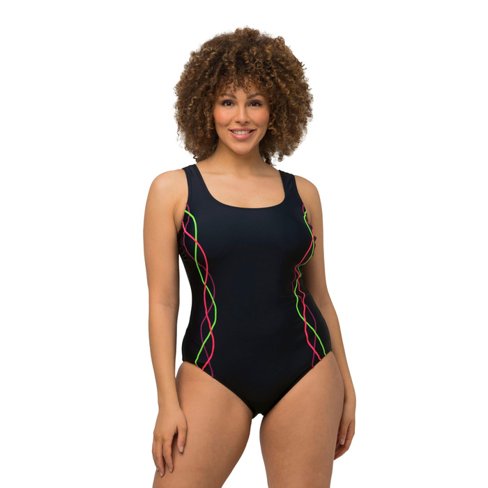 Купальник жіночий Ulla Popken великі розміри (Plus Size), модель 747874, колір Marine