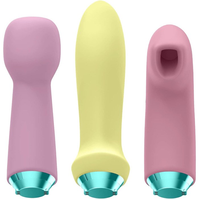 Набір вібраторів Satisfyer Fabulous Four | Вібратор, масажер, Rabbit | Водостійкий (IPX7) | Для еротичної стимуляції