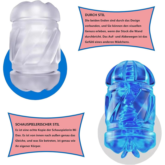 Масажер для чоловіків Shwarz Tashenmushi: 10 швидкостей, 10 частот, інтерактивне аудіо