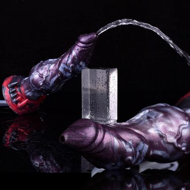 Анальний вібратор Jixaxe Fantasy з функцією пульсації, форма дракона, силікон, для жінок та чоловіків