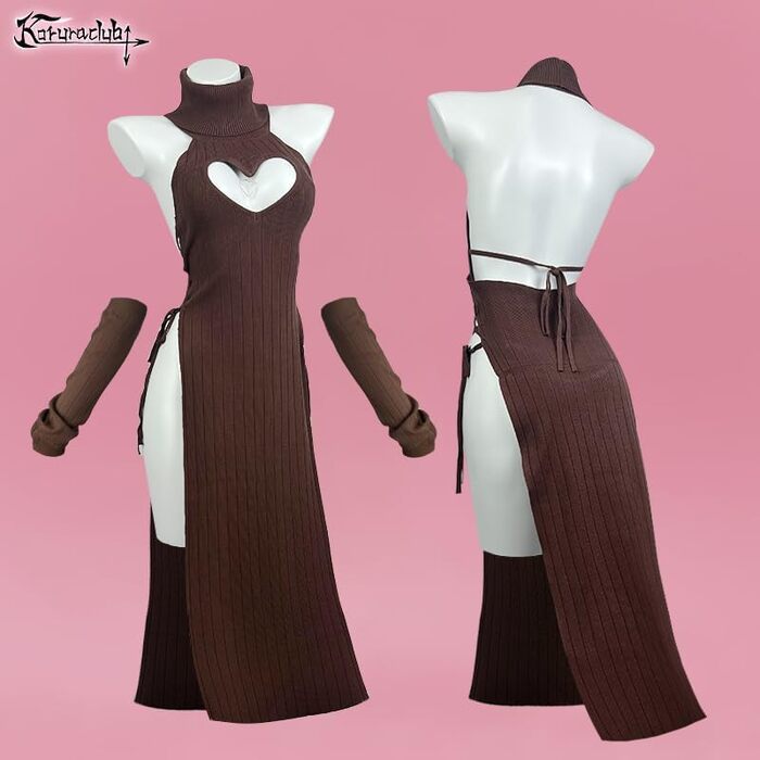 Костюм Чонгсам KORURACLUB Love: Преміум якість, Cosplay, білий/чорний, для дорослих (L-XL)