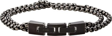 Чоловічий годинник Fossil Vintage Casual зі шкіряним або сталевим ремінцем (темно-сірий)