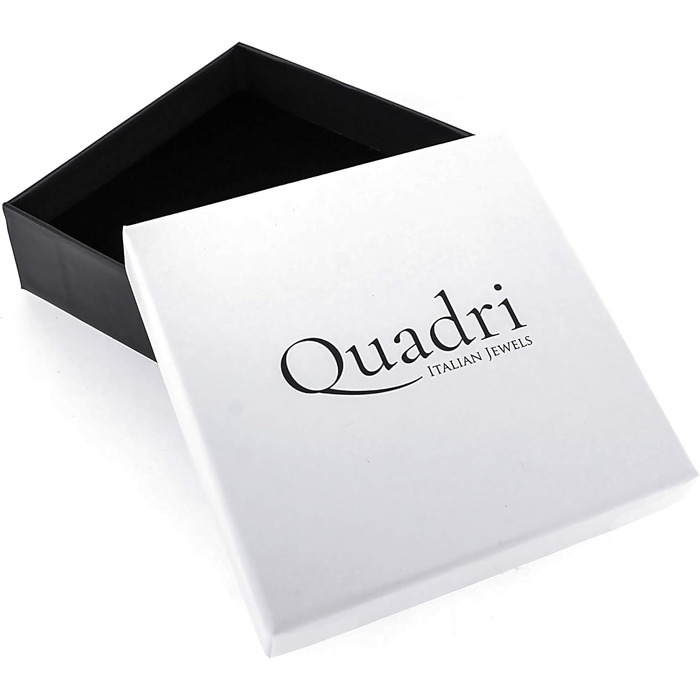 Срібний чоловічий браслет QUADRI у вигляді панцирного ланцюга, 19 см (на зап'ястя 17-18 см) — подарункова упаковка