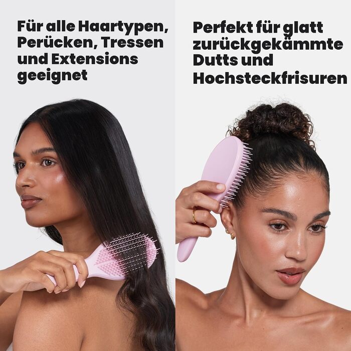 Щітка для волосся Tangle Teezer The Ultimate Styler для перук, нарощеного волосся та екстензій, рожева (Millennial Pink) — для об'єму, блиску та розчісування кучерів