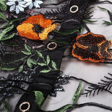 Чоловіча сорочка Deepsko з мереживом та квітковим візерунком, прозора сітка, жовта, розмір EU S-M