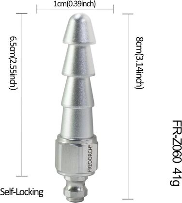 Металевий дилда Fredorch Sexmaschine - іграшка для дорослих, сріблястого кольору