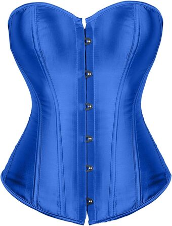 Корсет Sexy Daen, топ-корсет Daen під груди, костюмний корсет Daen Black Swan, готичний топ Push Up, корсаж на бретелях, корсетний топ Burlesque, топ-корсет Daen (XXL, Синій)