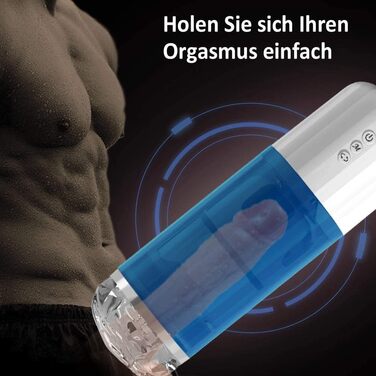 Електричний секс-іграшка для чоловіків з 10 режимами вібрації та телескопічним регулюванням