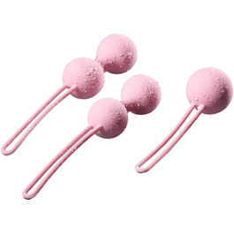 Силіконові кегелеві м'ячики для тренування та зміцнення м'язів тазового дна - 3 шт. Безпечні для жінок, вагінальний масажер