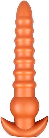 Анальний плаг Roluck з рідкого силікону з вузькою основою – іграшка для дорослих