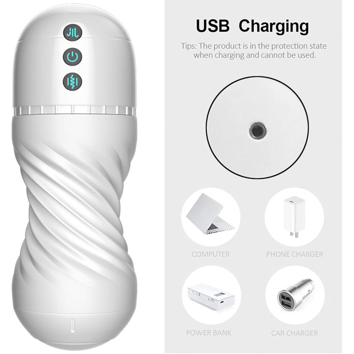 Електричний мастурбатор для чоловіків, чаша з 10 режимами вібрації та 10 режимами насосу. Іграшка для дорослих, автоматичний вібратор для чоловіків