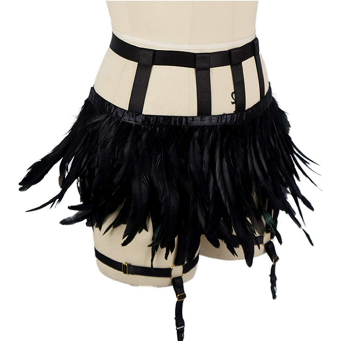 Жіночі мереживні накладки на стегна, ремінці для ніг, пояс-петлі, готичний стиль, для клубу, вечірки, танців, фестивалів (білий, чорний)