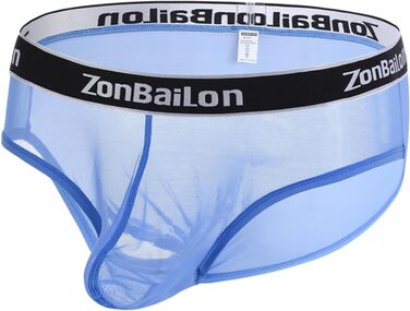 Чоловіча труси YAHWUAI: сексуальна, зручна білизна з великим вирізом (M, синій)