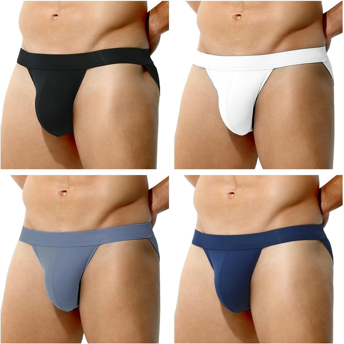 Сексуальна чоловіча білизна Caey Kevin з дихаючого матеріалу, моделі K5-чорний, білий, червоний, синій (L) та K2-синій, чорний, білий, сірий