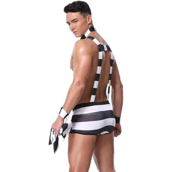 Костюм для косплею Фенксіон: Двієчний набір (Boxershorts & Kragen) для чоловіків, косплей офіціанта/лікаря/пожежника, універсальний розмір