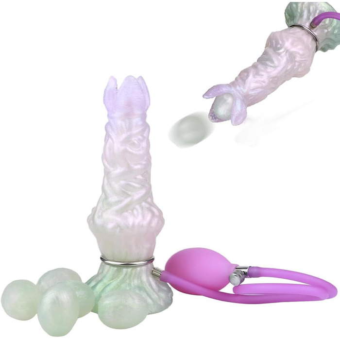 Анальний вібратор-яйце Jixaxe з 5 силіконовими кульками - для жінок та чоловіків