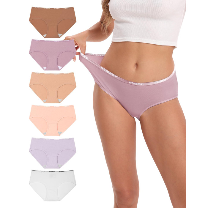 Шкарпетки чоловічі INNERSY, бавовна, труси-сліпи, 6 шт. (XL, різнокольорові, м'які)