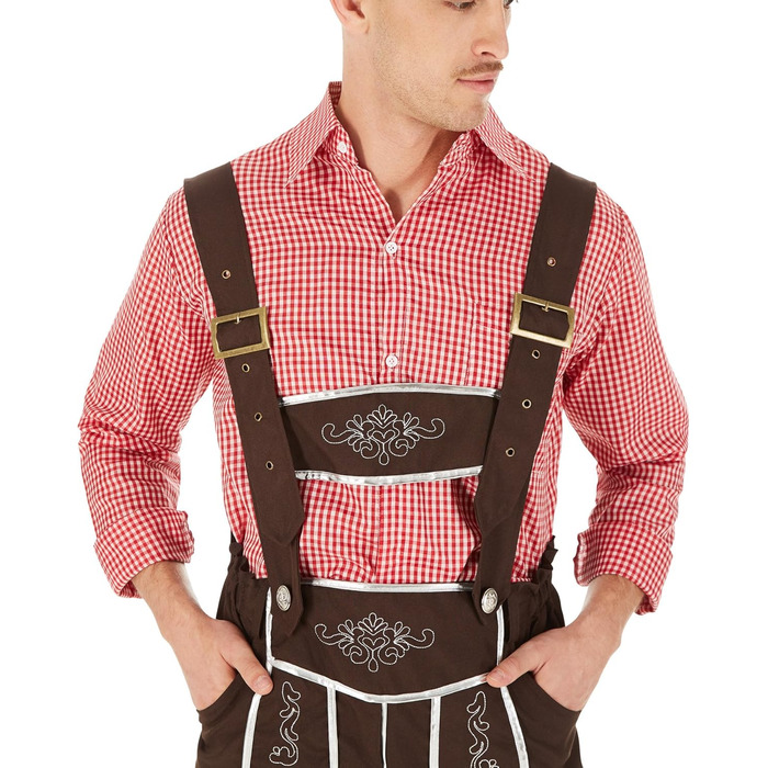 Костюм для чоловіків Dressforfun: Традиційний комплект з вишитим жилетом та стильною брюками