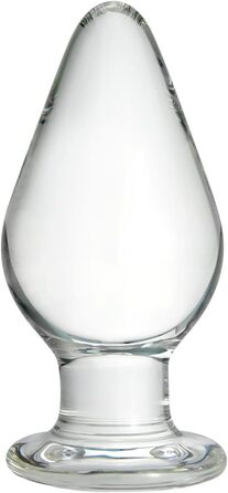 Анальний плагін SXOVO Glas, 7,34 см, анальний розширювач, секс-іграшка, дилдо для чоловіків та жінок, прозорий колір
