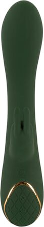Елегантний вібратор для інтимної стимуляції Rabbit Grün/Gold, 3.0-4.1 см