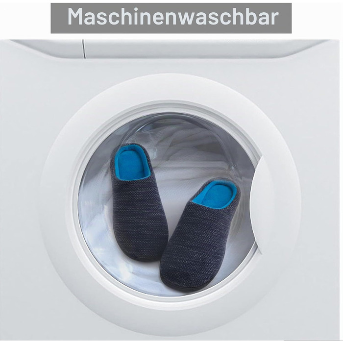 Жіночі домашні капці RockDove з ефектом пам'яті (Memory Foam), в'язка Birdseye, розмір 38/39 EU, колір Denim та небесно-блакитний