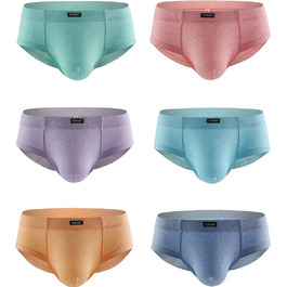 Сліпекси чоловічі iKingsky бавовняні, сексуальні, з витягуванням, підтягуючі талію, для чоловіків XXL, 6 шт. в упаковці