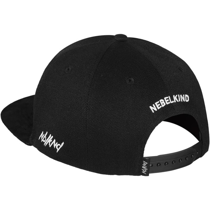 Кепка-бейсболка Nebelkind Unisex Snapback з прямим козирком та патчем, регульована, один розмір