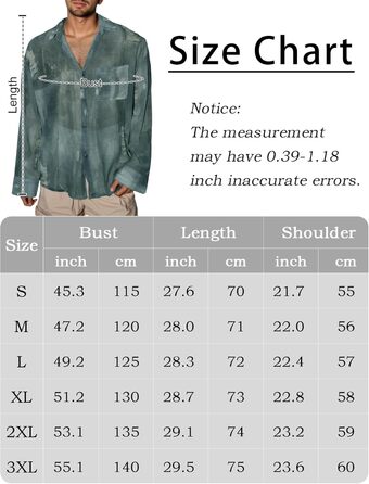 Чоловіча прозора футболка AIEOE з довгим рукавом, тонка, сексуальна, для дискотеки, клубного одягу, розмір M, колір темно-синій