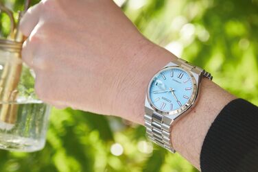 Чоловічий автоматичний годинник Citizen Tsuyosa Analog (Колір: Небесно-блакитний)