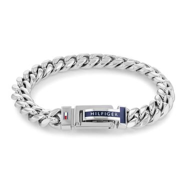 Чоловічий браслет-ланцюг Tommy Hilfiger зі сталі, сріблястий