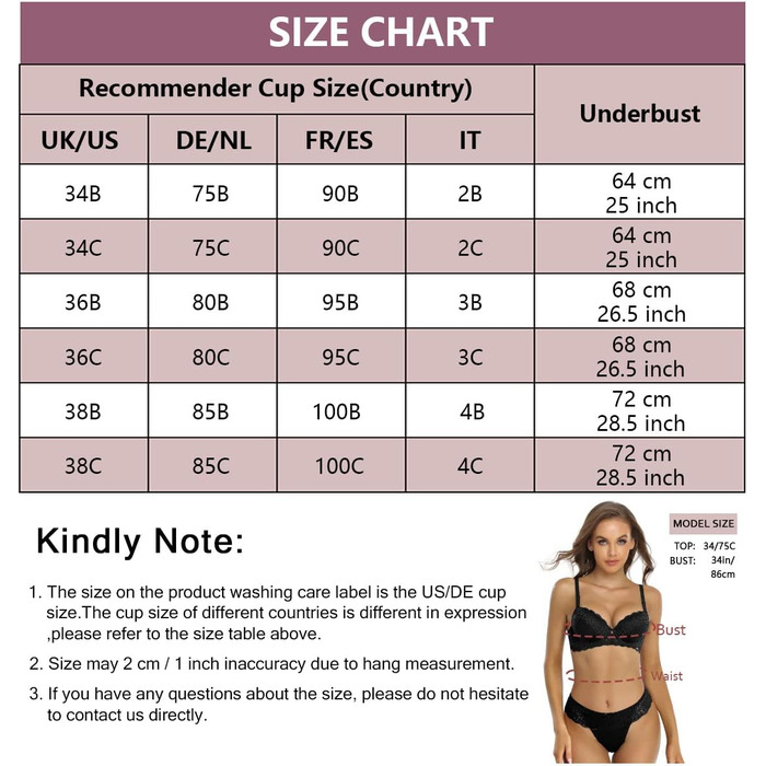 Шекіні: Комплект бюстгальтера та трусиків мереживний, Push-Up, з кісточками, чорний, 80C