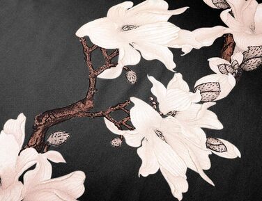 Халат жіночий літній квітковий Babeyond, сатиновий, короткий, пляжний, універсальний розмір (зелений, чорний)