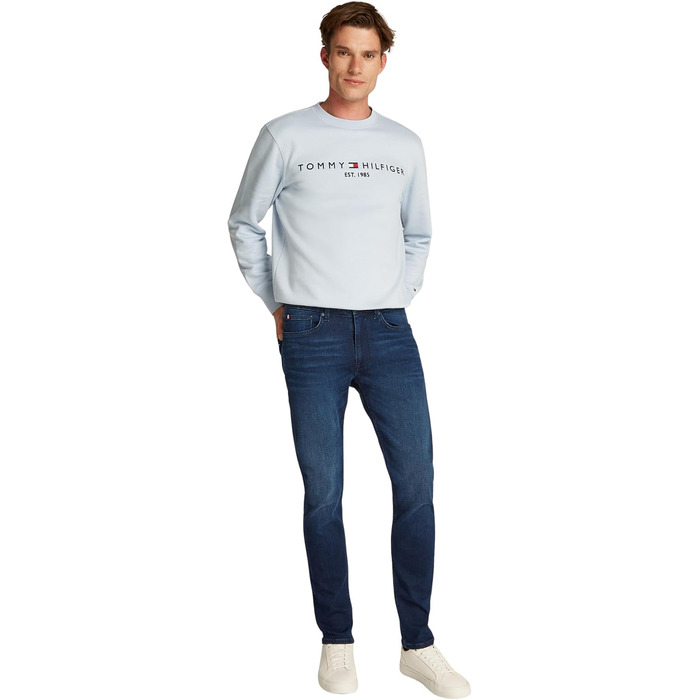 Чоловічі джинси Tommy Hilfiger Bleecker Flex Mohave Indigo Slim Fit, темно-сині