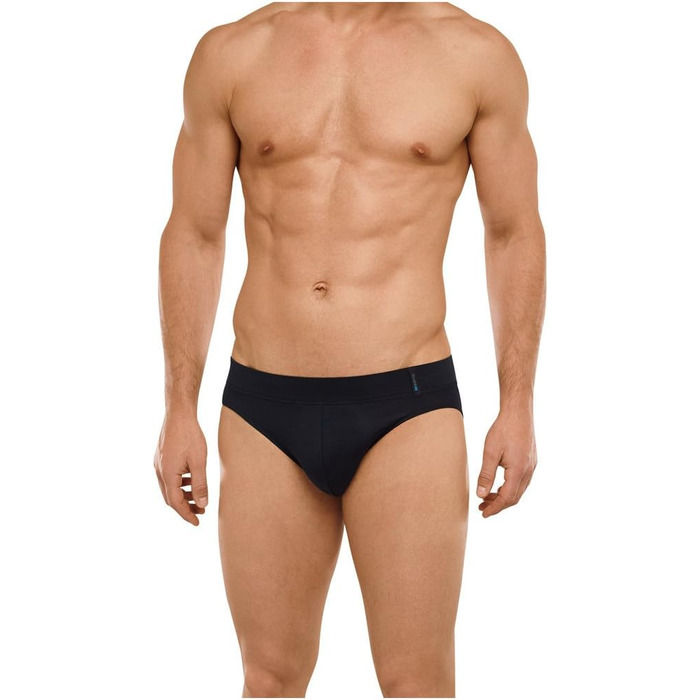 Труси чоловічі Schiesser Rio Long Life Cotton, блакитно-чорні, 2 шт., розмір 7/XL