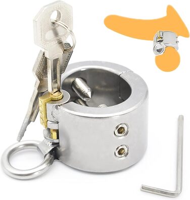 Металевий ходовий розтягувач з 4 шипами та замками. Набір для чоловіків. Сріблястий колір. Інтимні іграшки для дорослих.