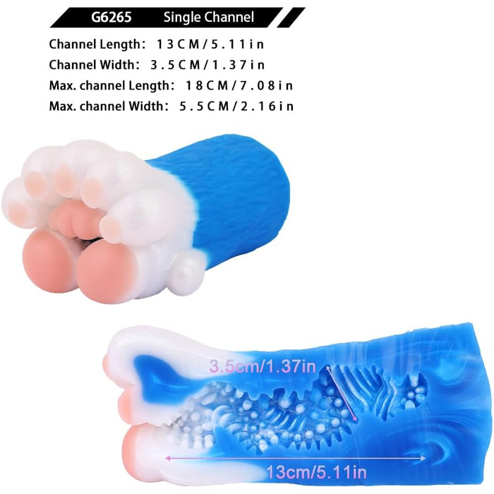 Масажер для чоловіків з 3D-силіконовою лапою, для самостійного використання, 4 моделі, преміум-якість