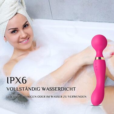 Вібратор дилда для жінок, G-точка, стимуляція клітора, 8 режимів, рожевий колір