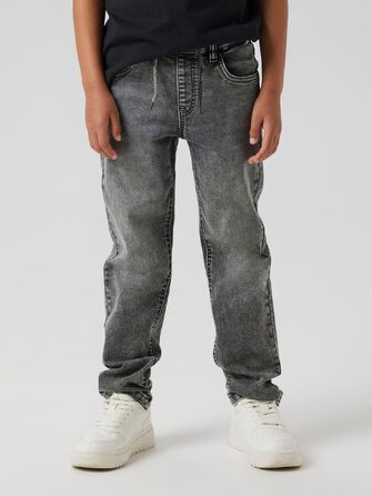 Джинси для хлопчиків NAME IT Slim Fit Sweat, колір Medium Grey Denim, розмір 128