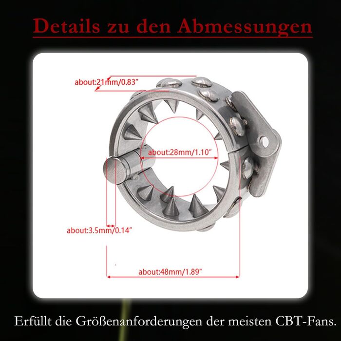 Набір для БДСМ-ігор для чоловіків: металеві кільця, пристосування для стиснення та набори ваги. Преміум-якість, не для використання на дітях.