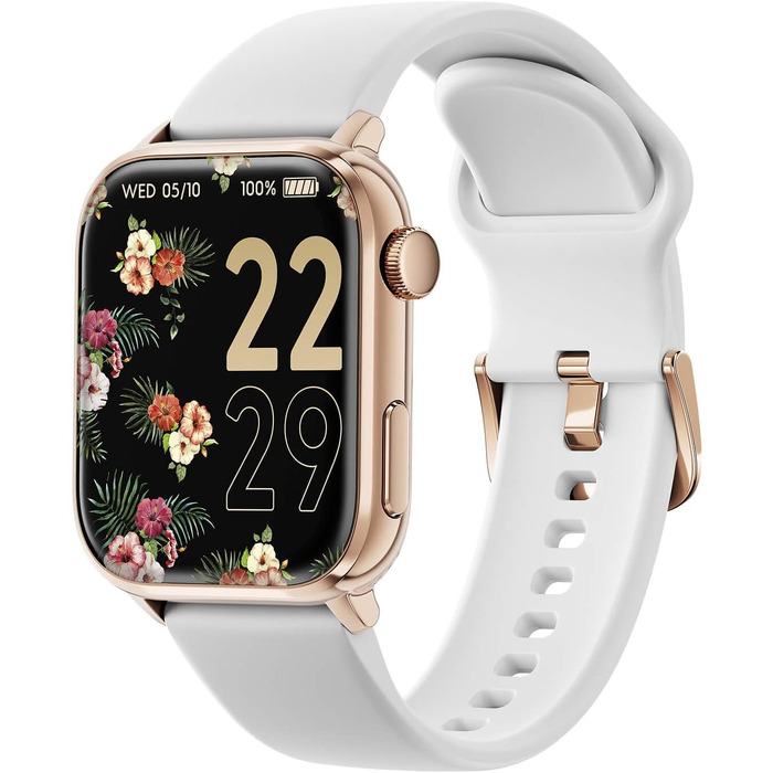 Смарт-годинник Ice-Watch ICE smart 2.0, силіконовий ремінець, дисплей 1,96 дюйма, колір Rose Gold & White