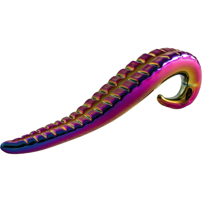 Ділтo з металу GLASSVIBRATIONS Teufelszunge Lucifer (золото/фіолетовий/хром)