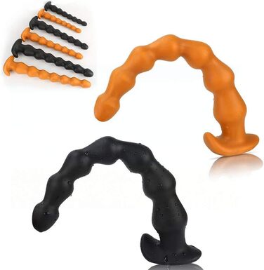 Анальні кульки ChicLSQ з силікону: великий анальний дildo, масажер простати, для жінок та чоловіків, SM іграшки для пар