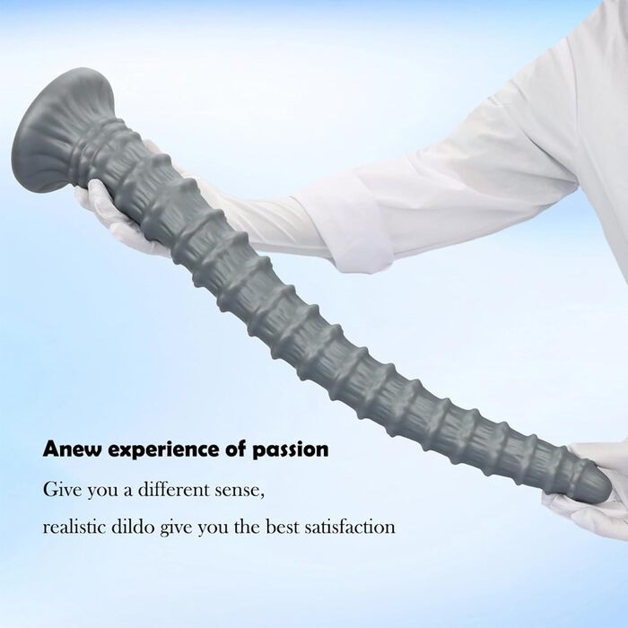 Силіконовий дилда Yasexx Super Long 46 см: Масаж простати, стимуляція G-точки, іграшка для дорослих