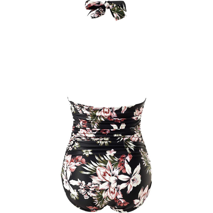 Світшот жіночий RXRXCOCO з рафтами, бавовняний, з V-подібним вирізом, push-up, одноцільний, відкритий на спині, з леопардовим принтом, чорний (XXL, чорний з квітами)