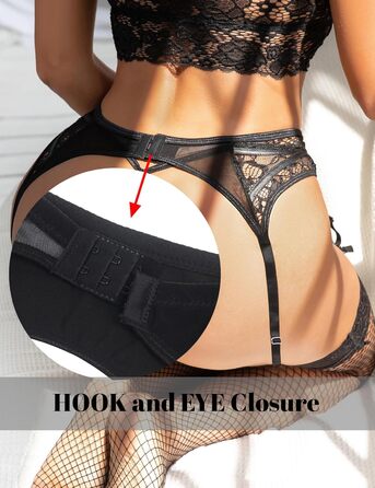 Набір ремінців для панчіх, великий розмір, з 4 металевими кліпсами для панчіх до коліна, чорний, стиль 2: чорний (4 ремінці), 4X--Large