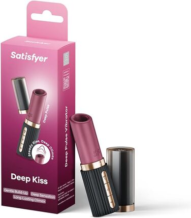 Вібратор Satisfyer Deep Kiss | Інтимна іграшка для жінок | Deep Pulse | Стимуляція клітора | Інструменти жіночого велнес | 3x10 програм