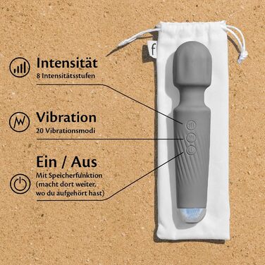 Вібратор жіночий Fae Pure Moon Mist - компактний, тихий, з підзарядкою, 160 режимів вібрації